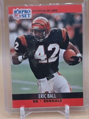 1990 Pro Set #460 Eric Ball Card